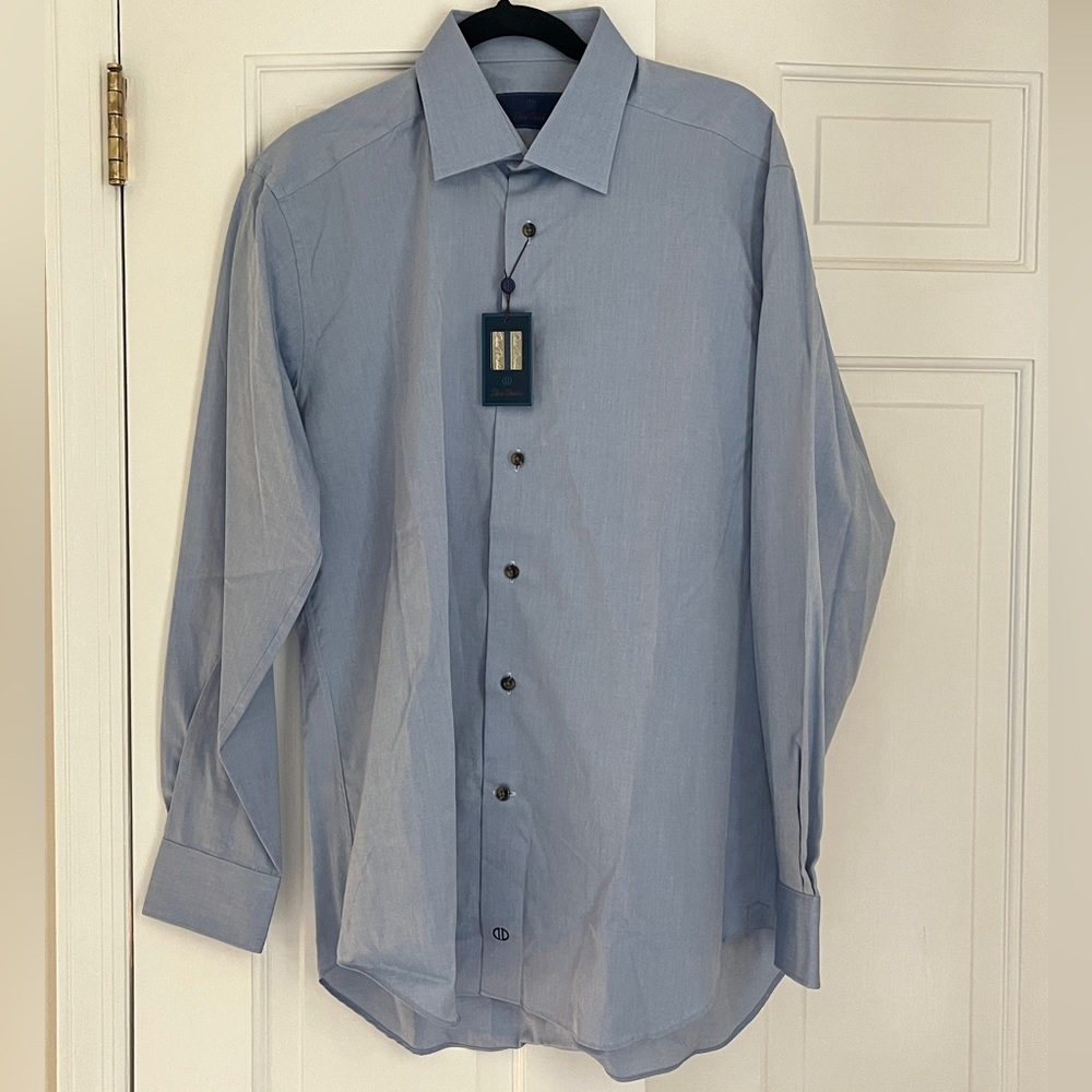 NWT David Donahue Gray Shirt